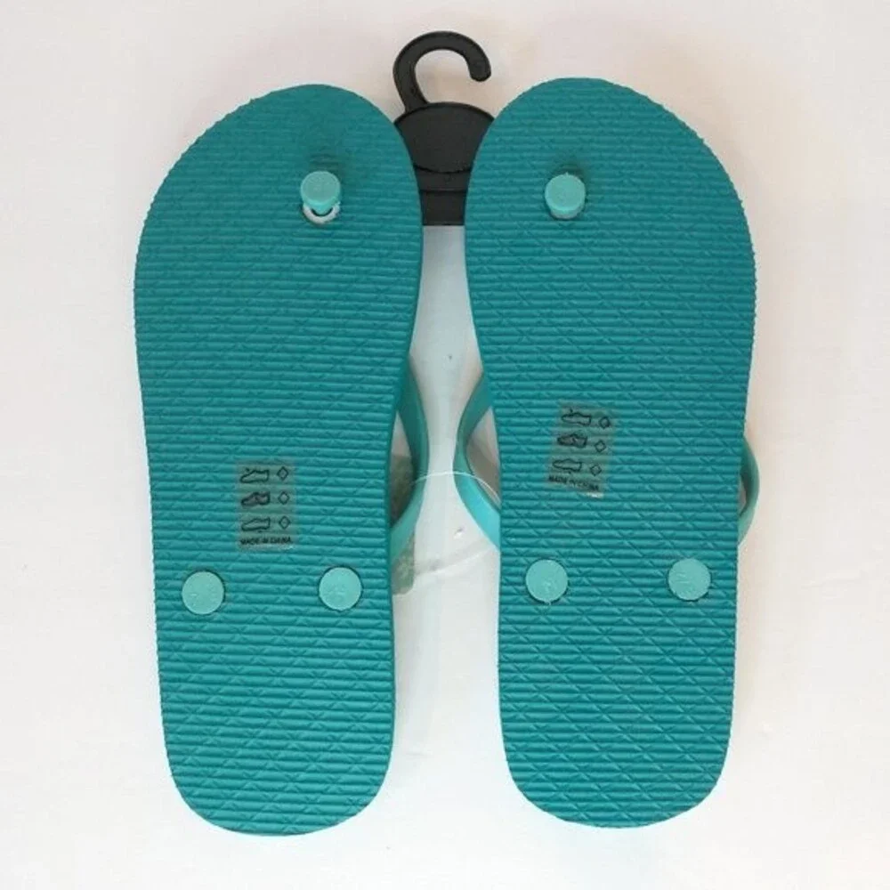 Montana West Size M Thong Flip-Flops Cowgirl Western Rodeo Horses NWT